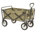 Mac Sports Folding Steel Frame Garden Utility Wagon Cart, Green (for Parts)